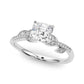 Accented Nature Inspired Engagement Ring