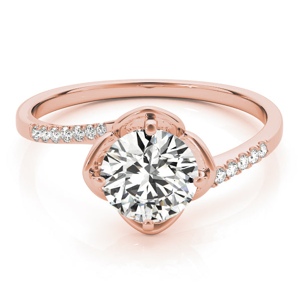 Tulip Bypass Engagement Rings