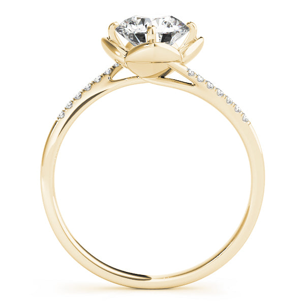 Tulip Bypass Engagement Rings