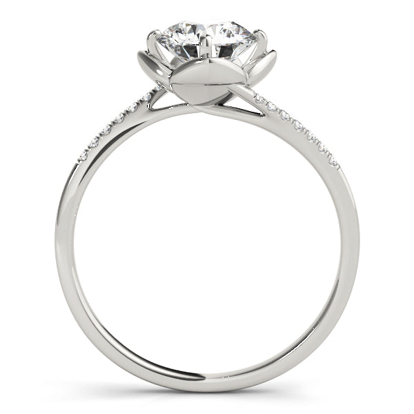 Tulip Bypass Engagement Rings