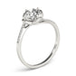 Tulip Bypass Engagement Rings