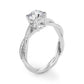 Twisting Round Engagement Ring