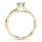 Twisting Round Engagement Ring