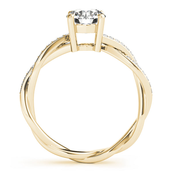 Twisting Round Engagement Ring