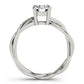 Twisting Round Engagement Ring