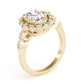 Oval Halo Vintage Engagement Ring