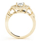 Oval Halo Vintage Engagement Ring