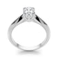 DOUBLE PRONG PS ENGAGEMENT RING