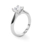 Double Prong Princess-Cut Engagement Rings