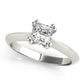Double Prong Princess-Cut Engagement Rings