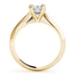 Double Prong Princess-Cut Engagement Rings