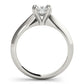 Double Prong Princess-Cut Engagement Rings