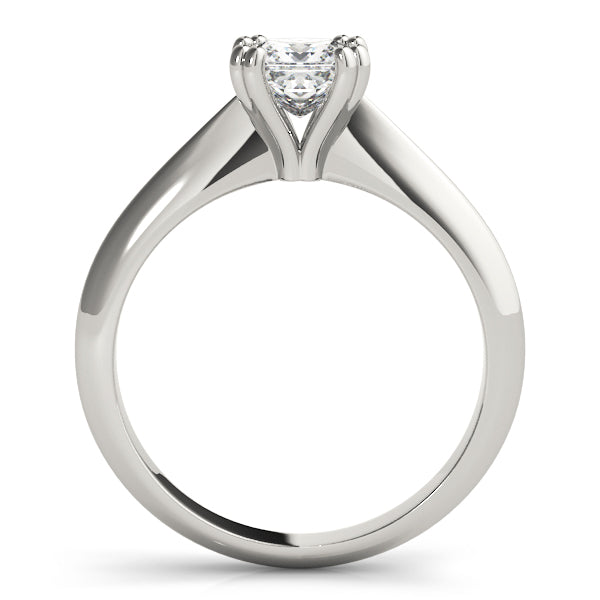 Double Prong Princess-Cut Engagement Rings