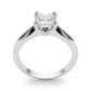 Double Prong Princess-Cut Engagement Rings