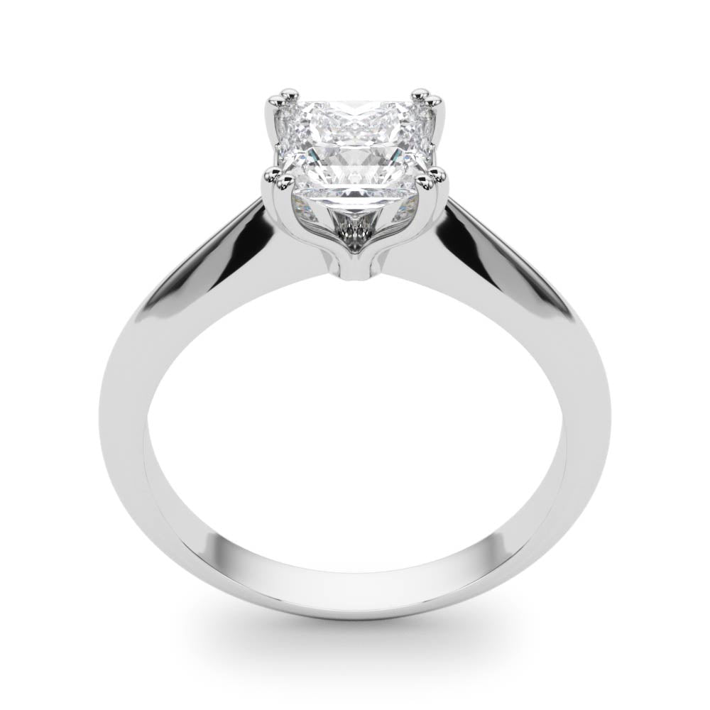Double Prong Princess-Cut Engagement Rings