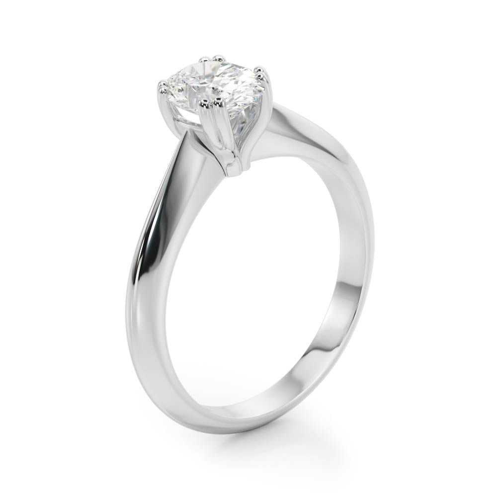 DOUBLE PRONG OV ENGAGEMENT RING