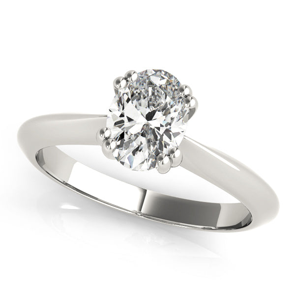 DOUBLE PRONG OV ENGAGEMENT RING