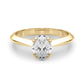 DOUBLE PRONG OV ENGAGEMENT RING
