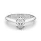 DOUBLE PRONG OV ENGAGEMENT RING