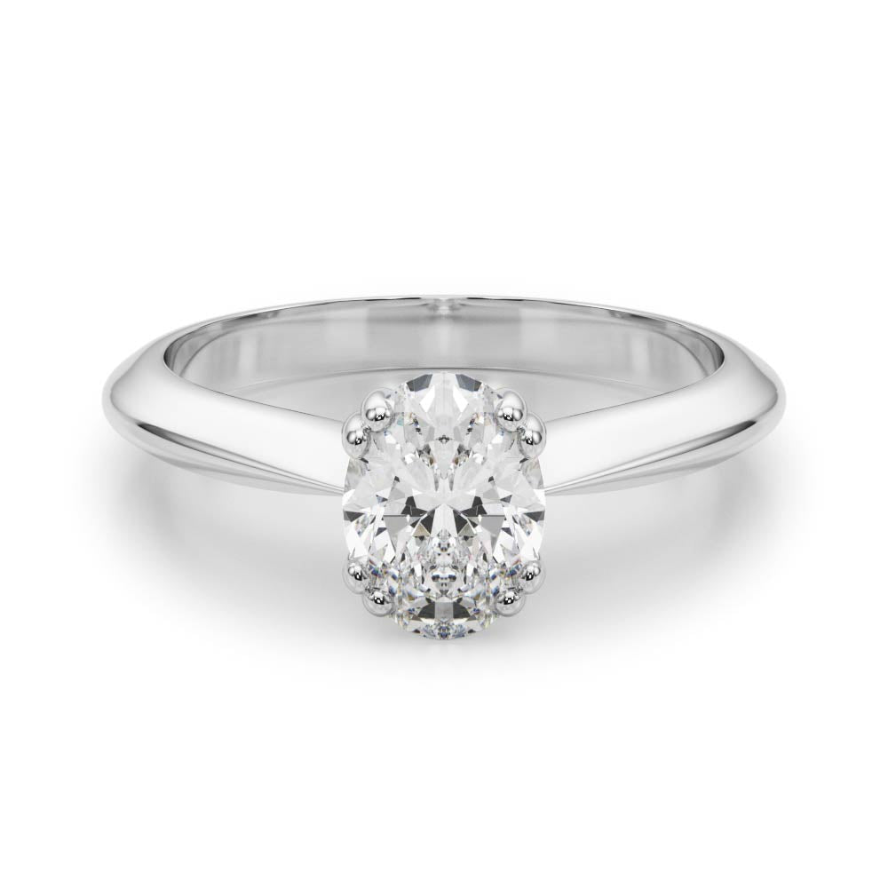 DOUBLE PRONG OV ENGAGEMENT RING