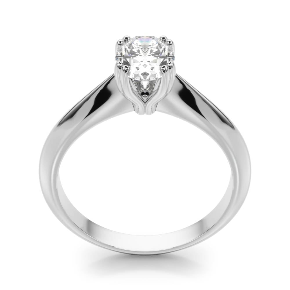 DOUBLE PRONG OV ENGAGEMENT RING