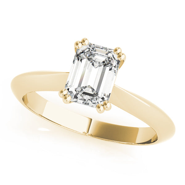 Double Prong Solitaire Engagement Ring