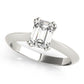 Double Prong Solitaire Engagement Ring