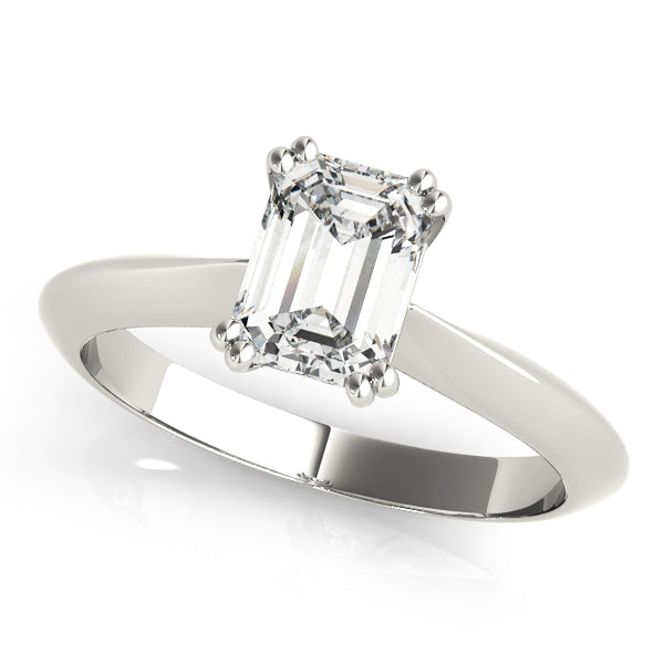 Double Prong Solitaire Engagement Ring