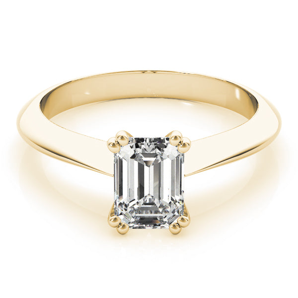 Double Prong Solitaire Engagement Ring