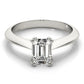 Double Prong Solitaire Engagement Ring