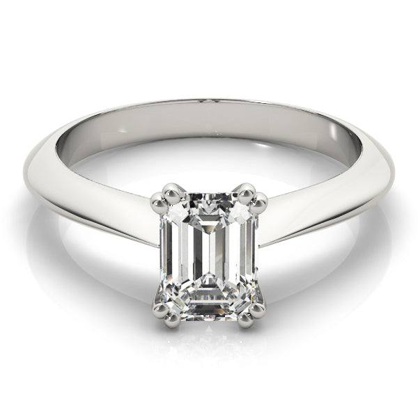 Double Prong Solitaire Engagement Ring