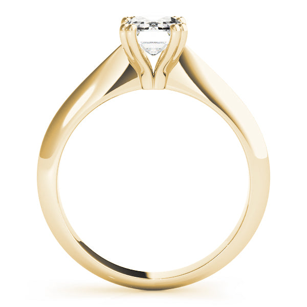 Double Prong Solitaire Engagement Ring