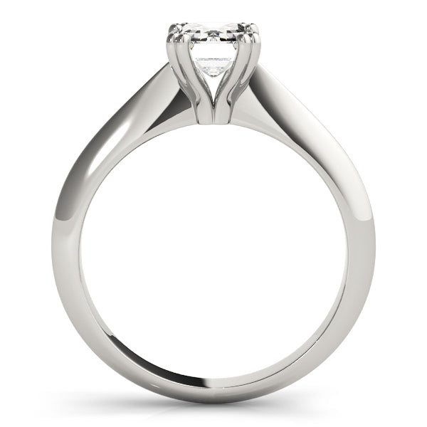Double Prong Solitaire Engagement Ring