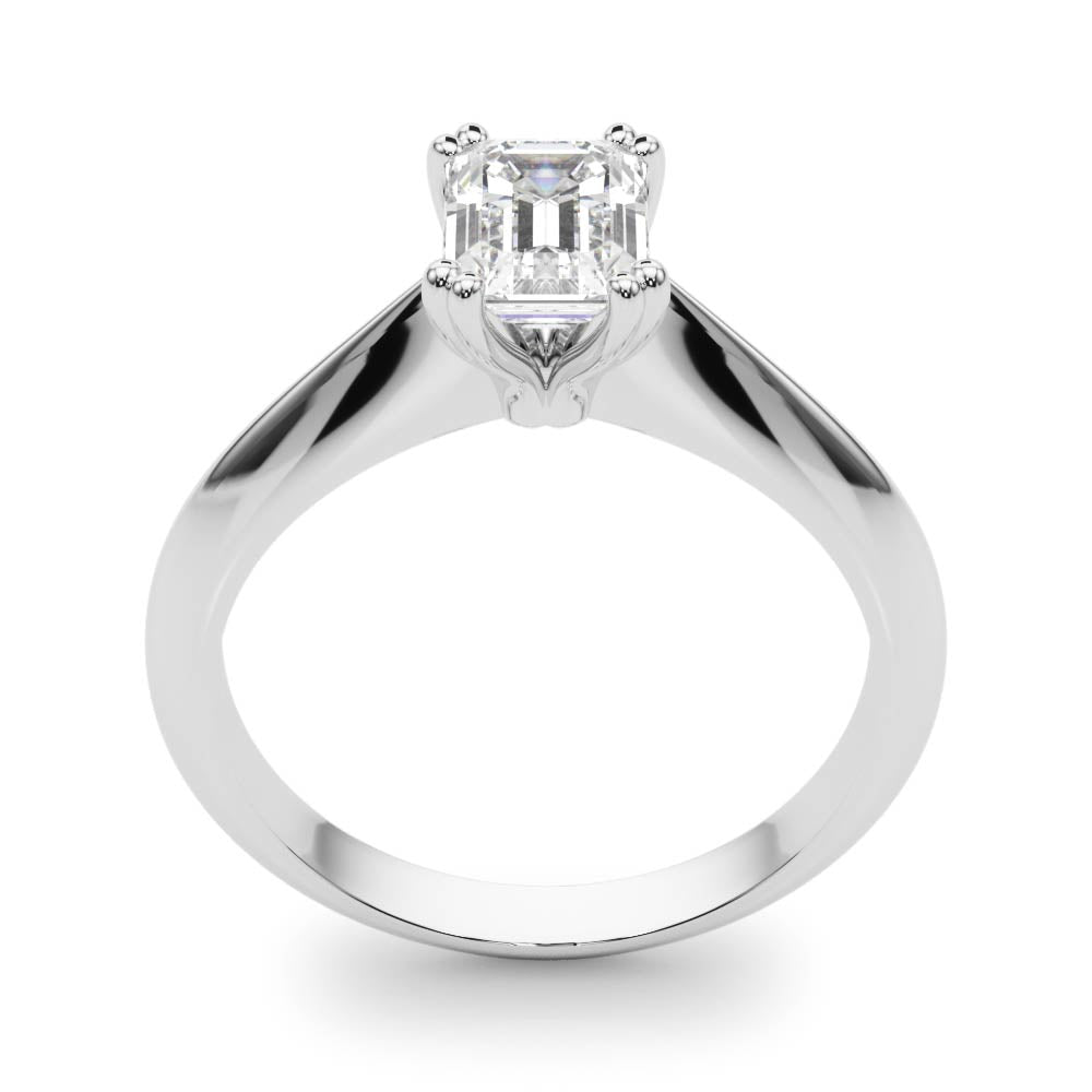 Double Prong Solitaire Engagement Ring