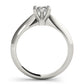 Double Prong Marquise Engagement Ring