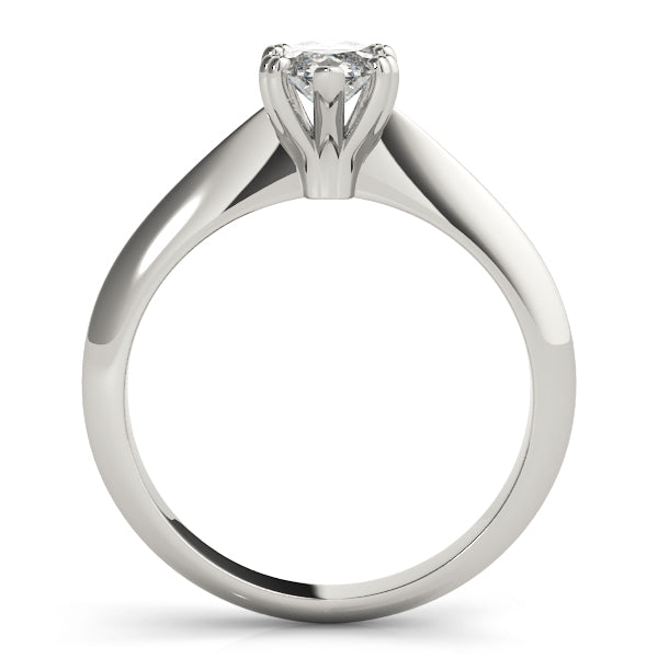 Double Prong Marquise Engagement Ring