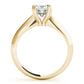 DOUBLE PRONG CU ENGAGEMENT RING