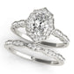 Vintage-Inspired Scalloped Halo Engagement Ring