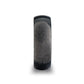 Fingerprint Engraved Domed Black Tungsten Ring with Brushed Finish - Raider - 4mm - 12mm - 6mm