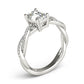 Emerald-Cut Braided Shank Multi-Row Engagement Rings