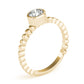 Bezel Set Solitaire Engagement Ring