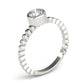 Bezel Set Solitaire Engagement Ring