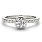 Bezel Set Solitaire Engagement Ring