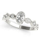 Vintage Single Row Milgrain Engagement Ring