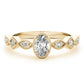 Vintage Single Row Milgrain Engagement Ring