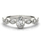 Vintage Single Row Milgrain Engagement Ring