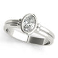 Bezel Set Solitaire Engagement Ring