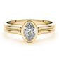 Bezel Set Solitaire Engagement Ring