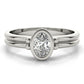 Bezel Set Solitaire Engagement Ring