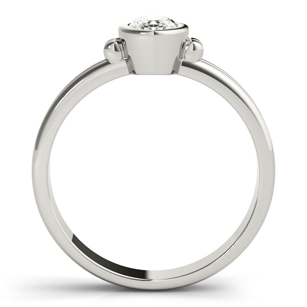 Bezel Set Solitaire Engagement Ring